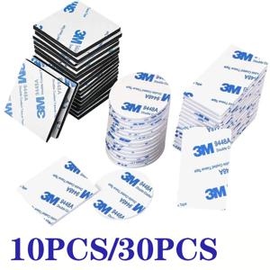 3M 강력 양면 테이프 10/30개입, 가정, 자동차, 사무실, 야외용 강력 접착 마운팅 스트립 - 흔적 남기지 않음