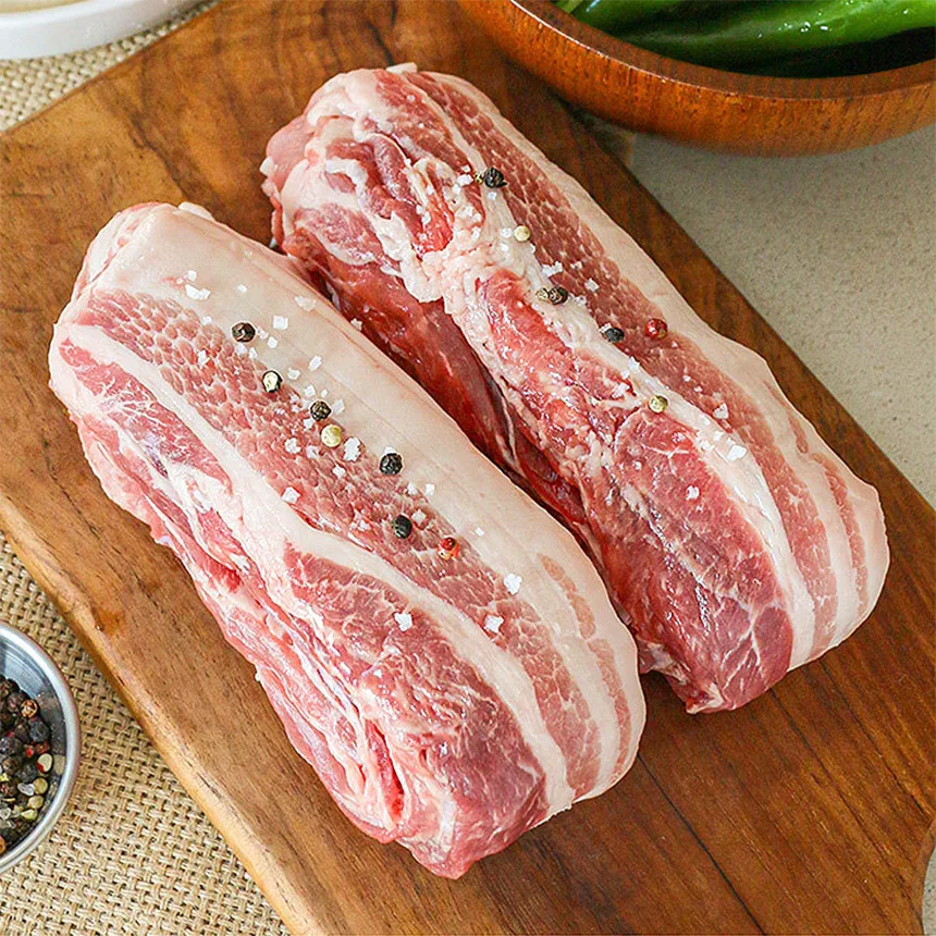 국내산 생 대패삼겹/대패목살 500g+500g