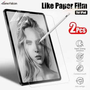 Ipad 10 10th Pro 13 M4 12.9 2025 Ipad Air 11 5 4 M3 M2 A16 9 세대 미니 6 7 용 화면 보호기와 같은 2PCS 종이 필름