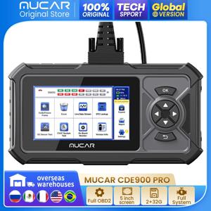 MUCAR CDE900/CDE900 PRO OBD2 자동 진단 도구 자동차 스캐너 도구 전체 시스템 28 재설정 코드 리더 스캔 도구 2 + 32G WIFI 업데이트