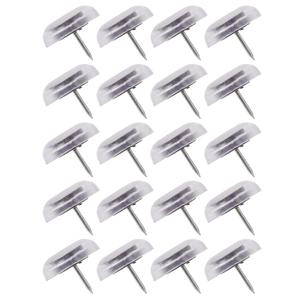 20Pcs 가구 슬라이더 실리콘 테이블 의자 슬라이딩 피트에 라운드 네일 가구에 대 한 테이블 다리 패드 바닥 보호대