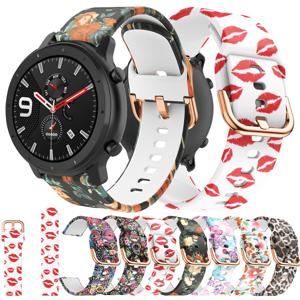 삼성 갤럭시 워치용 실리콘 스트랩, Huami Amazfit GTS 2 2e 3 워치용 스포츠 팔찌, 20mm, 22mm, 46mm, 액티브 2, 40mm, 44mm