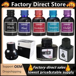 순수한 검은 색 다채로운 만년필 잉크 범용 리필 잉크 편지지 사무실 학교 용품 펜 연필 쓰기 용품