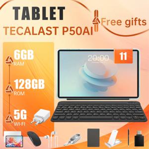 Teclast P50 AI 올위너 A733-AI 테이블, 안드로이드 15, 11 인치, 90Hz 화면, 옥타코어, 6GB, 128GB, LPDDR5, WIFI-6 7000mAh 배터리, AI 탭