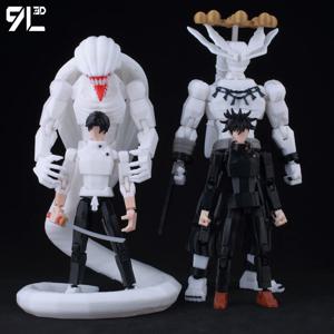 9L3D 인쇄 럭키 더미 13 Jujutsu Kaisen Gojo Satoru Toji Yuji Sukuna 애니메이션 액션 피규어 마네킹 Yuuta Rika 모델 T13 완구