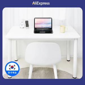 이지라이프 심플 1000 일자형 멀티 책상 서제 철제 학생 데스크 올화이트