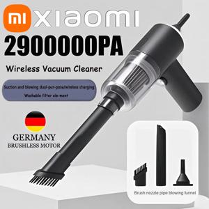 샤오미 진공청소기 2900000 PA 120w 무선 초고강력 2 in 1 습식 건식 이중 용도 휴대용 대형 흡입 진공 청소기