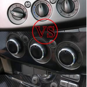 3 개/대 자동차 에어컨 터닝 스위치 손잡이 포드 포커스 2 MK2 포커스 3 MK3 2005-2017 Mondeo C-MAX 용 AC 손잡이