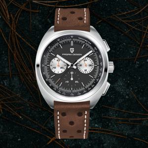PAGANI DESIGN 2024 NEW Turtle Back 크로노 그래프 1782 남성용 시계 패션 남성용 쿼츠 시계 Luminous relogios masculino