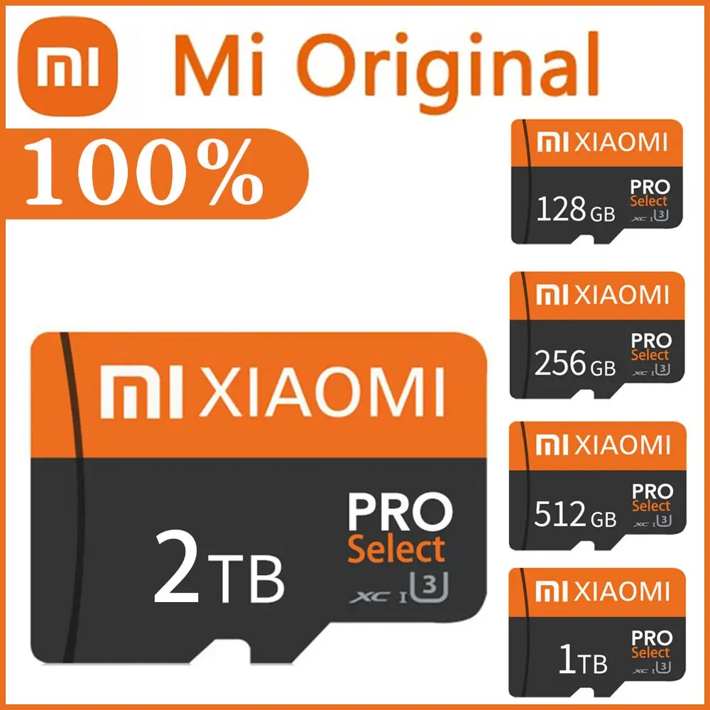 Xiaomi 실제 용량 마이크로 TF SD 카드 1 테라바이트 512GB 256GB 메모리 카드 Sony Lenovo Nintendo 용 고속 Cartao De Memoria 128GB