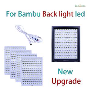 밤부랩 리토파인 LED 패널 CMYK LED 백라이트 보드 PLA 기본 CMYK 리토파인 번들 3D 프린트 리토파인 사진 DIY