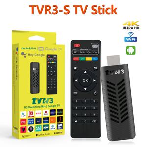 미니 TV 스틱 4K 안드로이드 TV TVR3-S (Cortex A53 Wi-Fi, 2.4G HDR10, 유튜브 리모컨, 홈시어터, 안드로이드 TV 스틱 박스)
