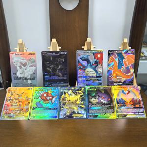 포켓몬 컬렉션 카드 영어 2025 SV11 Reshiram Zekrom Gengar EX 자체 제작 싱글 카드 클래식 게임 애니메이션 카드 선물 완구