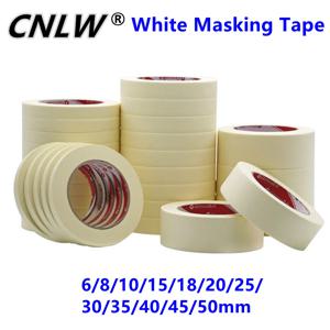 1PC 20M 저점도 마스킹 테이프 흰색 6mm-50mm 단일 측면 테이프 유화 스케치 드로잉 용품에 대 한 접착 크레페 종이