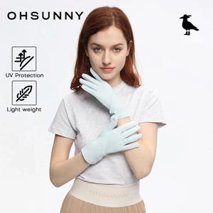 OhSunny 여름용 쿨링 터치스크린 장갑 - 자외선 차단 통기성 여성용