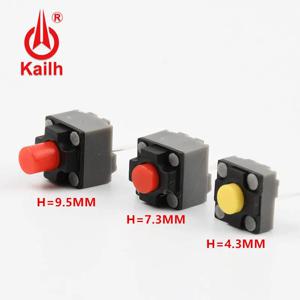 10Pcs 새로운 Kailh 음소거 버튼 6*6*7.3mm quare 자동 마이크로 스위치 6*6*4.3mm 택트 버튼 스위치 6X6X9.5mm DPI 키