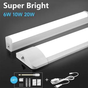 캐비닛 조명 아래 슈퍼 밝은 주방 조명 20W 10W 6W Led 조명 주방 220V 110V 주방 조명 Led 튜브 빛