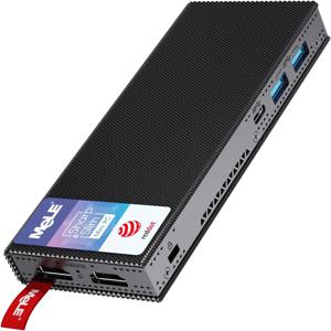 MeLE PCG02 Pro 팬리스 미니 PC 스틱 N5105 8GB/256GB, WiFi5 USB PD3.0, 마이크로 컴퓨터 데스크탑 듀얼 HDMI, 기가비트 이더넷 BT5.1