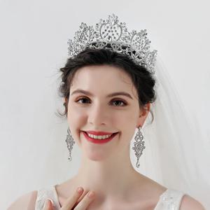 여성용 라인석 티아라 및 크라운, 크리스탈 신부 웨딩 헤어 쥬얼리, 헤어 액세서리, 파티 신부 헤드피스, 신부 들러리