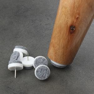 펠트 풋 패드 스키드 글라이드 네일 보호대 가구 의자, 테이블 다리 14mm, 17mm, 20mm, 22mm, 24mm, 28mm, 팩 당 20 개