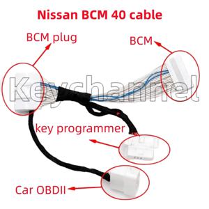 BCM40 케이블 4A 스마트 키 무료 핀 코드 케이블 키 프로그램 케이블 OBDSTAR K518 키 도구 플러스 닛산 Sylphy B18 Xtrail BCM