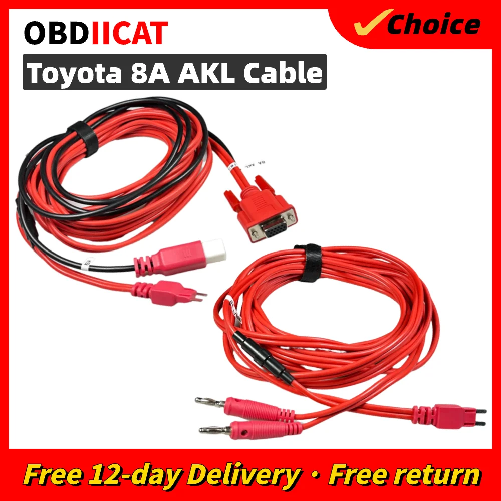 2023Autel for Toyota 8A AKL 케이블 비 스마트 키 모든 키 분실 어댑터 APB112 및 G-Box2 G BOX2와 함께 작동