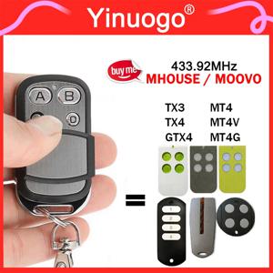 MOOVO / MHOUSE 게이트 원격 제어 433.92MHz 롤링 코드 MOOVO MT4 MT4V MT4G MHOUSE TX3 TX4 GTX4와 호환 가능