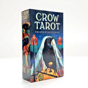 새로운 크로우 타로 카드n A 78 타로 데크 영어 버전 Divinatio fate Oracle 카드 보드 게임(PDF 안내가 있는 성인용)