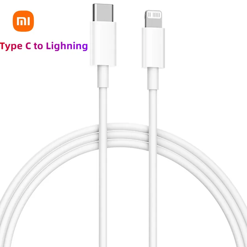 Xiaomi USB C - iPhone 14 13 12 11 Pro Max XS XR iPad PD 27W/20W 고속 충전 유형 C-Lighning 케이블 데이터용 라이트닝 케이블