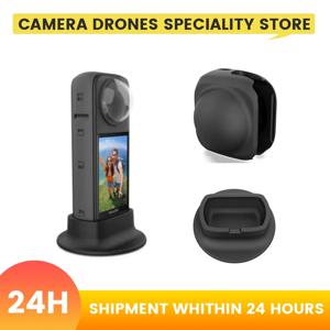 Insta360 X5/X4 렌즈 커버 용 실리콘베이스 스탠드 데스크탑 보호베이스 보호 카메라 렌즈 캡 스포츠 카메라 액세서리