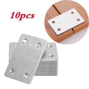 가구 퀵 링크용 10Pcs 스테인레스 스틸 앵글 코드 고정 브래킷 철판