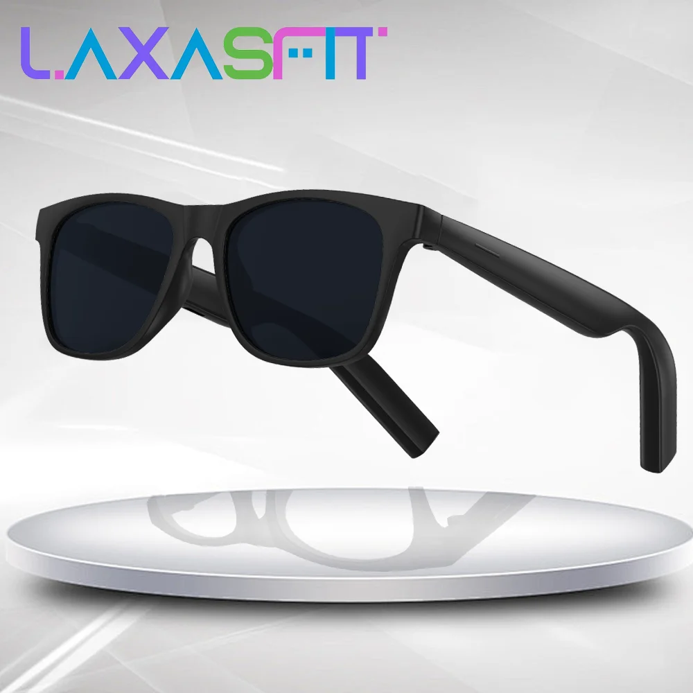 LAXASFIT 2025 신형 남녀공용 스마트 안경 블루투스 안경 음성 통화 제어 음악 UV 차단 편광 선글라스