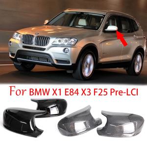 BMW X1 E84 X3 F25 Pre-LCI 2010 2011 2012 2013 용 최고 품질의 광택 블랙 후면보기 미러 커버 캡 도매 빠른 배송