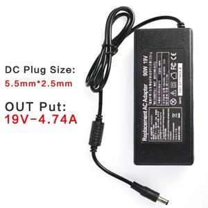 AC DC 19V 전원 어댑터 공급 4.74A 노트북 19V 전원 어댑터 19V 4.74A 노트북 충전기 Asus K53B K53BY K53E K53F 노트북
