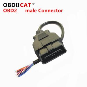 FYQ-OBDIICAT 16 핀 자동차 진단 인터페이스 도구 어댑터 obd 2 obd2 16pin 남성 커넥터 확장 오프닝 케이블 여성