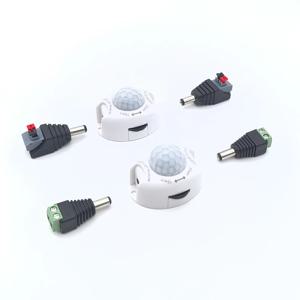 모션 센서 라이트 스위치, 5V DC 활성화 타이머, 자동 움직임 감지기, ON OFF LED 스트립 라이트, PIR 모션 센서 스위치, 12V