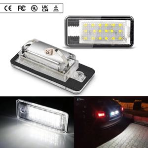 아우디 A3 8P S3 A4 B6 B7 A6 S6 A8 RS4 Q7 번호판 조명 Led 전구 자동차 액세서리에 대 한 자동차 Led 라이트 번호판 램프