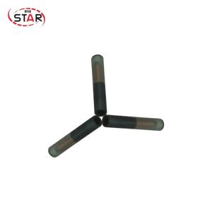 10pcs 13.56mhz nfc 애완 동물 마이크로 칩 2.12*12mm 주사 가능한 rfid 캡슐 유리 태그 좋은 화학적 안정성 ICAR 동물 마이크로 칩