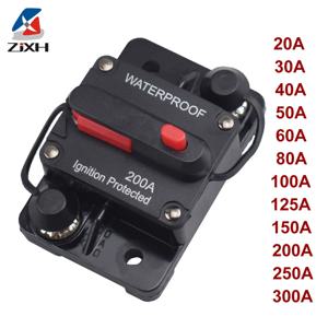 회로 차단기 퓨즈 재설정 30A 40A 50A 60A 70A 80A 100A 120A 150A 200A 250A 300A AMP 방수 보트 자동차 회로 차단기