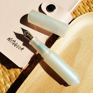 새로운 Moonman 만년필 반투명 진주 시리즈 절묘한 쓰기 미니 여행 휴대용 포켓 펜 친구를위한 선물