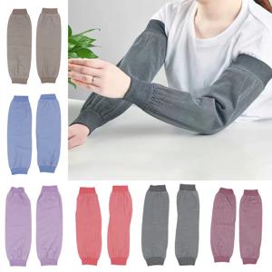2PCS 긴 장갑 팔 슬리브 UV 보호 여름 냉각 태양 보호 슬리브 주방 액세서리 요리 팔 커버 남성 여성