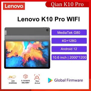 오리지널 레노버 K10 Pro 10.6인치 4G 와이파이 태블릿 PC 6GB 128GB 안드로이드 12 퀄컴 6225 옥타 코어 얼굴 인식 지원