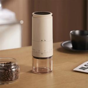1500mAh 전기 커피 그라인더 외부 조정 가능한 Type-C 충전 커피 버 그라인더 콩 그라인딩 머신 커피 메이커