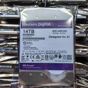 Ai용 감시 하드 드라이브용 WD-14TB(WD140PURZ) 하드 디스크 3.5인치 SATA 7200RPM
