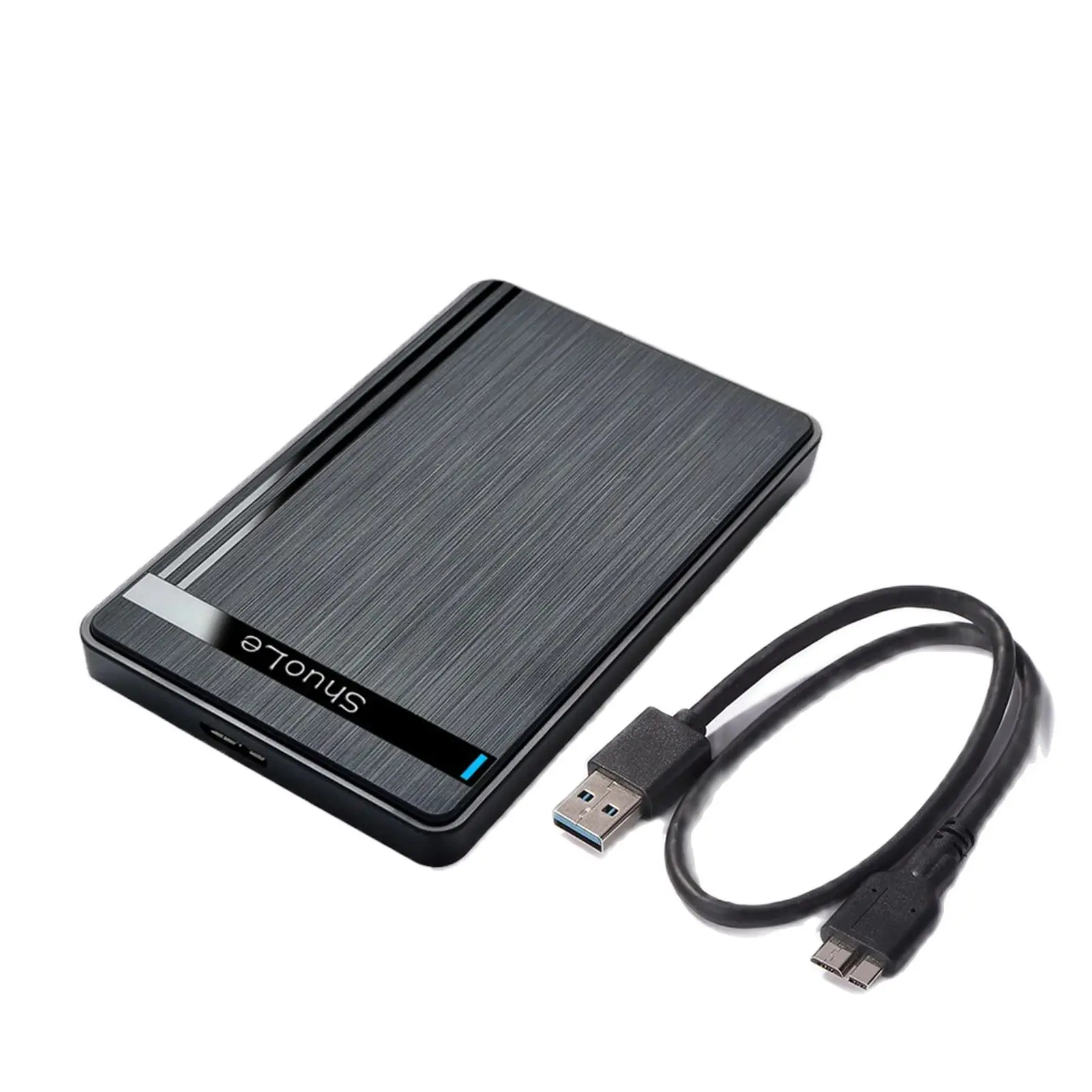 2.5인치 SSD 솔리드 스테이트 기계식 직렬 포트 SATA 하드 디스크 케이스 도구가 필요 없는 마이크로 인터페이스 USB 3.0 외부 모바일