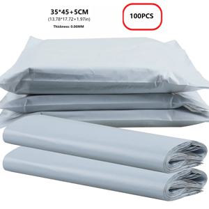 35x45cm 포장용 배송 가방 택배 가방 자체 접착 씰 흰색 우편 가방 봉투 보관 가방 두꺼운 택배 가방