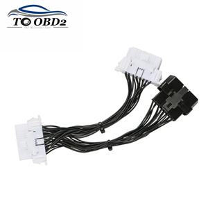 Obdii obd 2 1 ~ 2 y 케이블 여성 16 핀 분배기 확장 자동차 자동차 커넥터 연장 케이블 어댑터