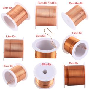 코일 구리 와이어0.1mm 0.2mm 0.3mm 0.4mm 0.5mm 0.6mm 0.7mm 0.8mm 1.20mm케이블 구리 와이어 자석 와이어 에나멜 구리 권선 와이어