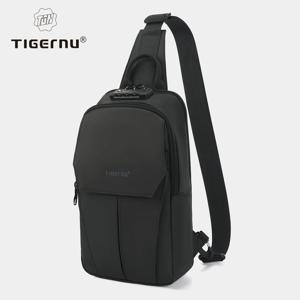 Tigernu 체스트 백 남성용 9.7인치 아이패드 팩 한국 스타일 숄더 백 방수 크로스바디 백 남성용 가방 TSA 도난 방지 팩