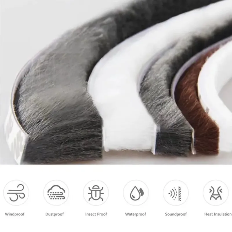 밀당문 창문 강력 백젤 자착 문 시장 문 털실 방풍 방진 방음 부드러운 옷장 털실 흰 회색 검정 5/10/20 미터